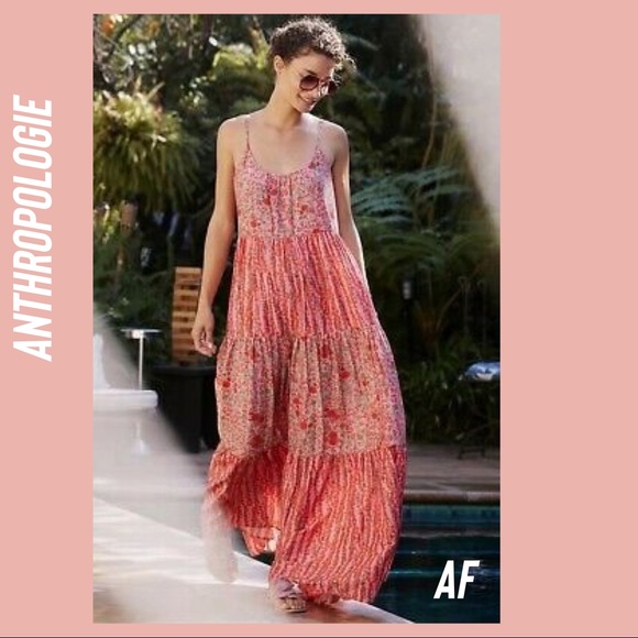 Anthropologie Dresses & Skirts - ANTHROPOLOGIE ROLLER RABBIT DAKOTA COVER UP MAXI DRESS NEW LARGE